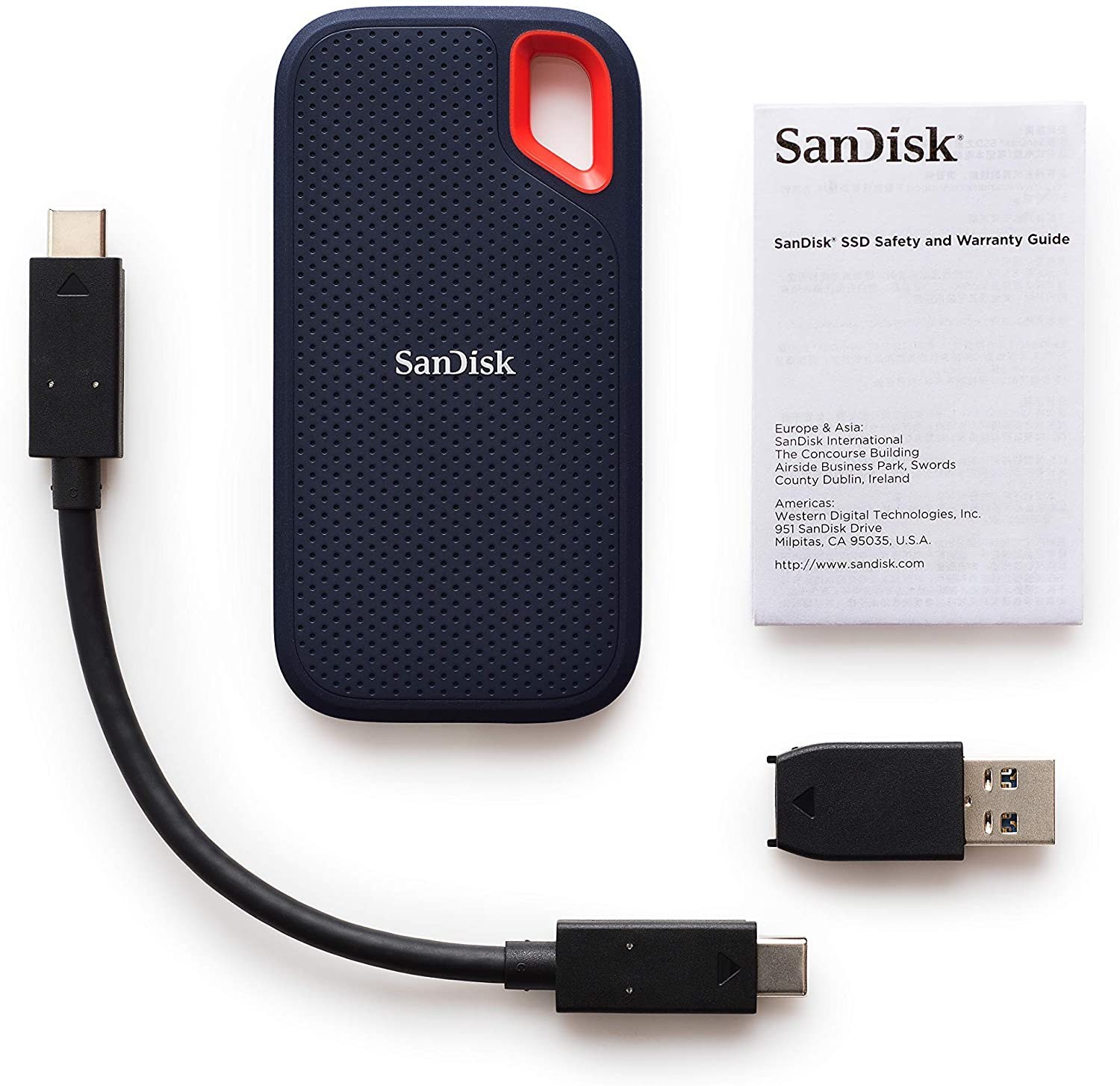 هارد اس اس دی اکسترنال از برند سن دیسک (sandisk) مدل SDSSDE61 ظرفیت ۱ ترابایت