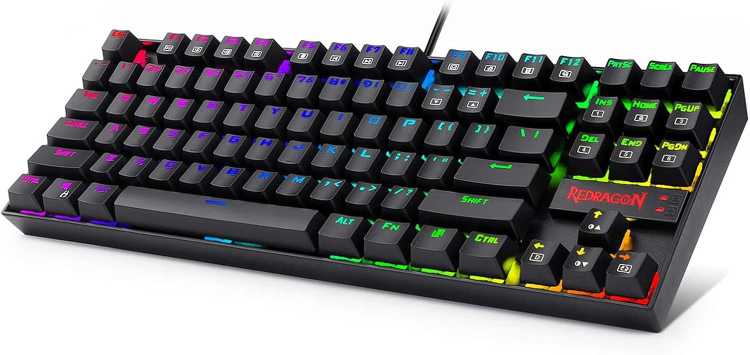 کیبورد گیمینگ ردراگون مدل Redragon K552-RGB رنگ مشکی...
