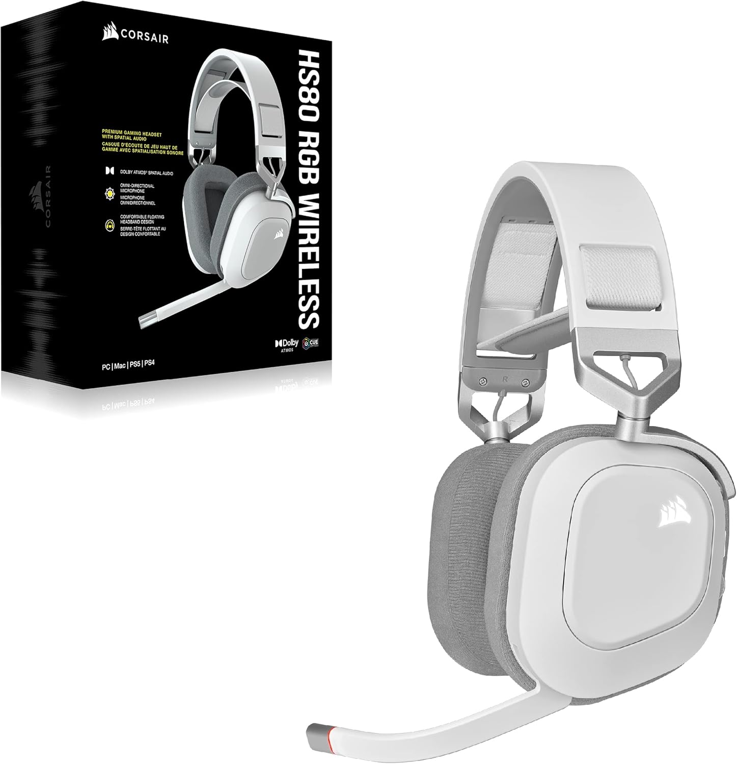 هدفون بی سیم گیمینگ کورسیر مدل Corsair HS80...