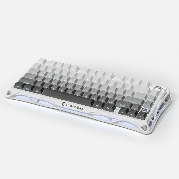 کیبورد مخصوص بازی Gravastar Mercury K1 Gradient White