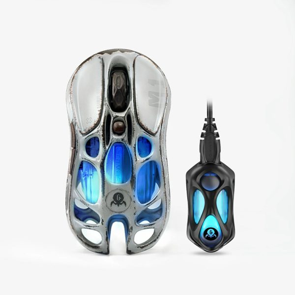 GravaStar Mercury M1 Pro Silver Mist Gaming Mouse