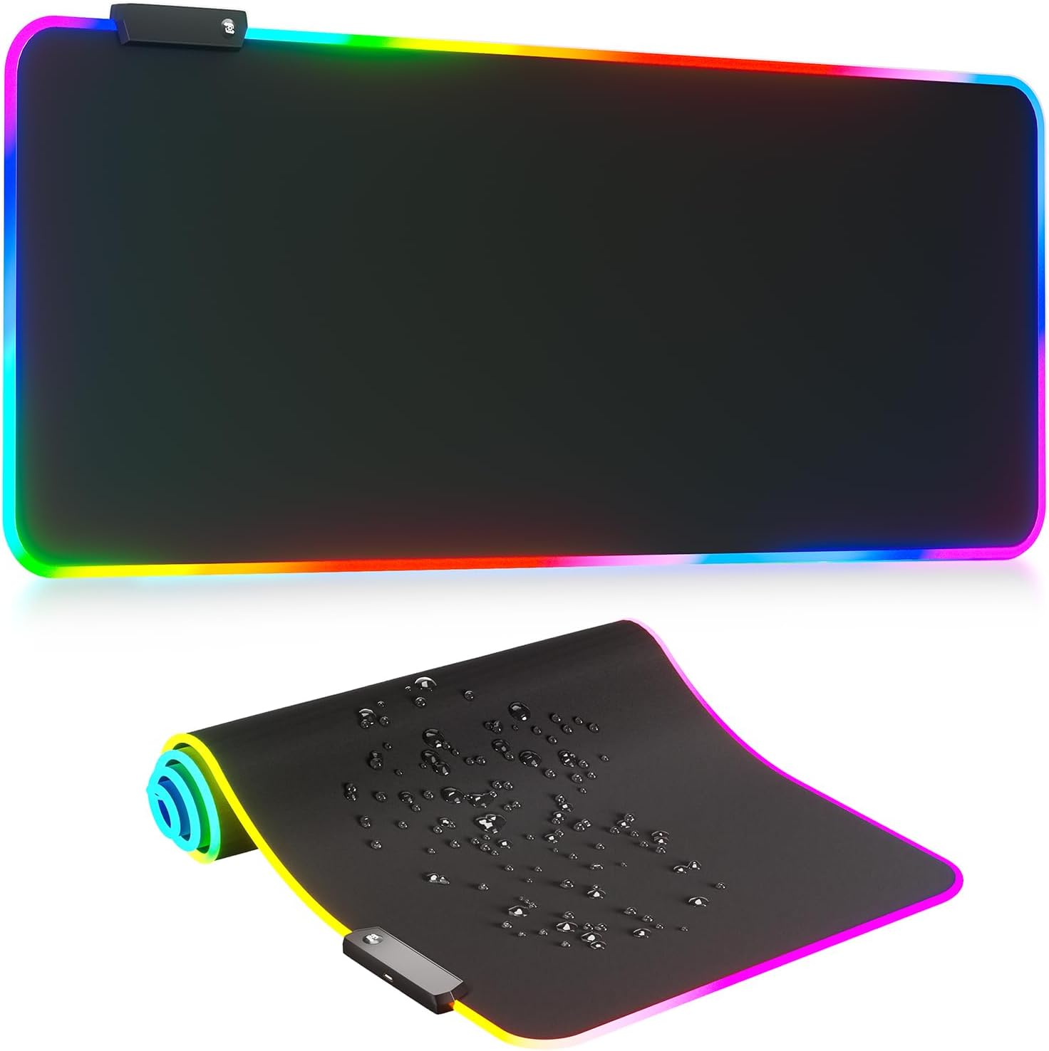 موس پد گیمینگ RGB دار ساده به ابعاد 80×30